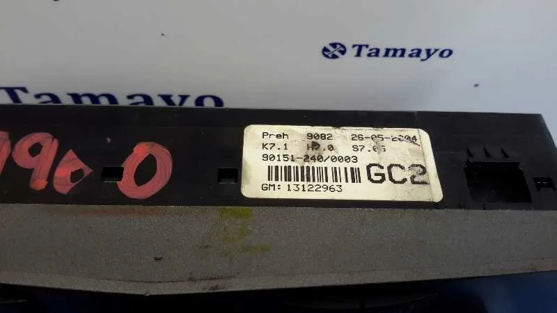 Mando Climatizador para Opel Astra H Berlina