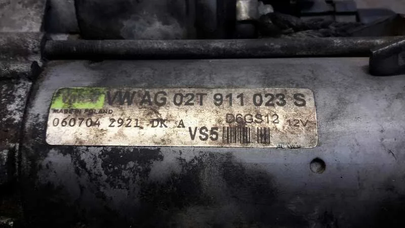 Motor Arranque para Audi A3 (8P)