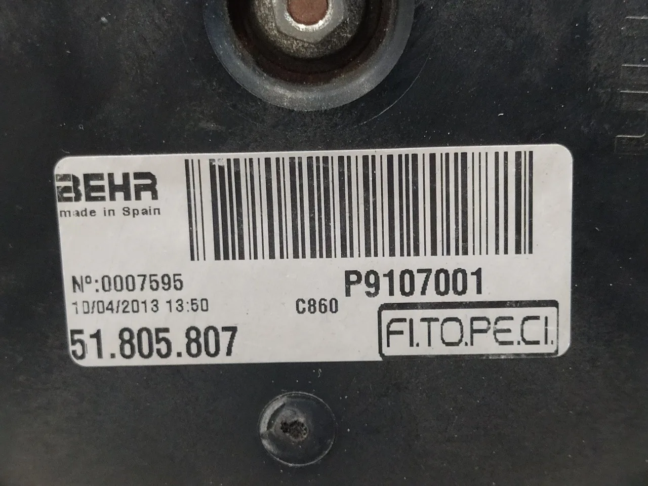 Electroventilador para Peugeot Bipper