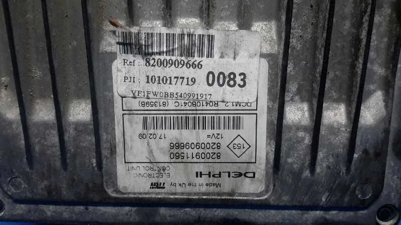 Centralita Motor Uce para Renault Kangoo