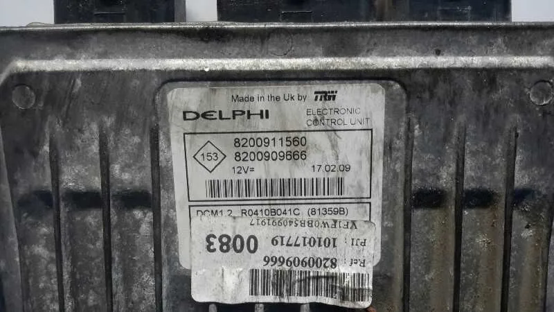 Centralita Motor Uce para Renault Kangoo
