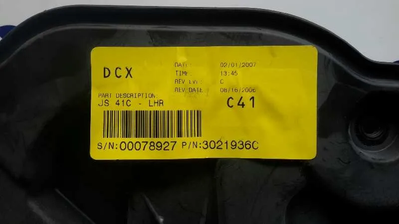 Elevalunas Trasero Izquierdo para Chrysler Sebring Berlina