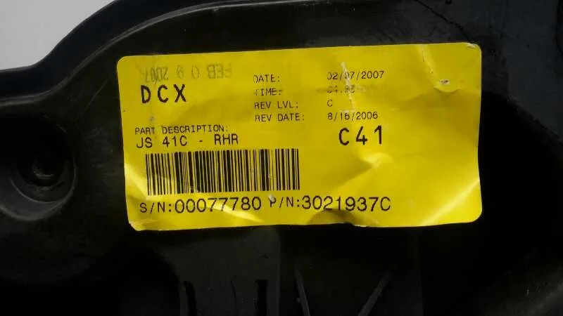 Elevalunas Trasero Derecho para Chrysler Sebring Berlina