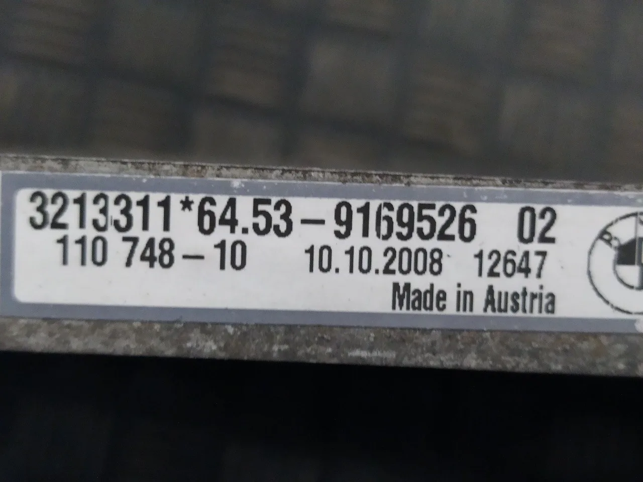 Condensador / Radiador Aire Acondicionado para Bmw Serie 3 Berlina (E90)