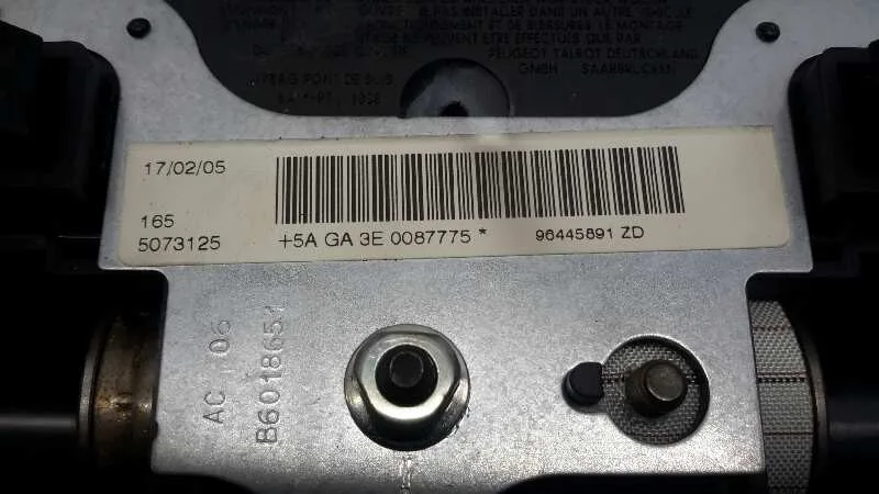 Airbag Delantero Izquierdo para Peugeot 407