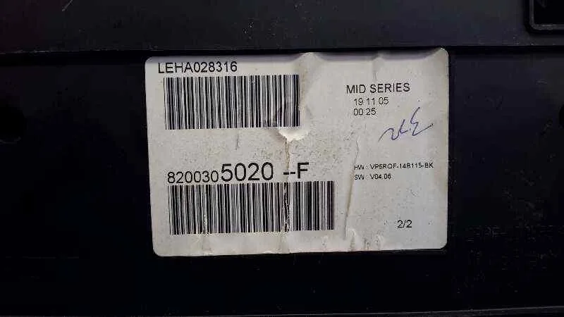 Cuadro Instrumentos para Renault Clio Iii