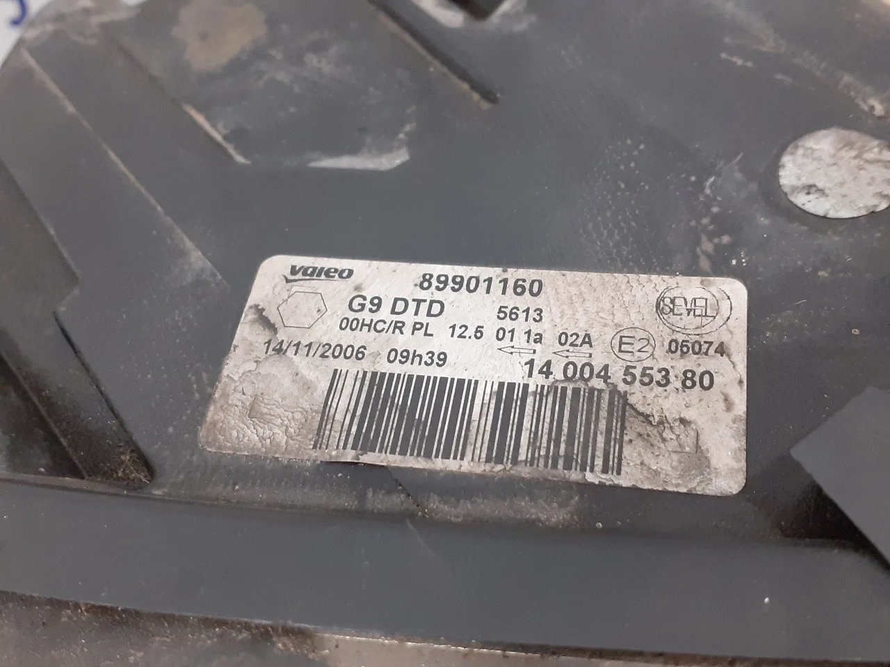 Faro Derecho para Citroën Jumpy