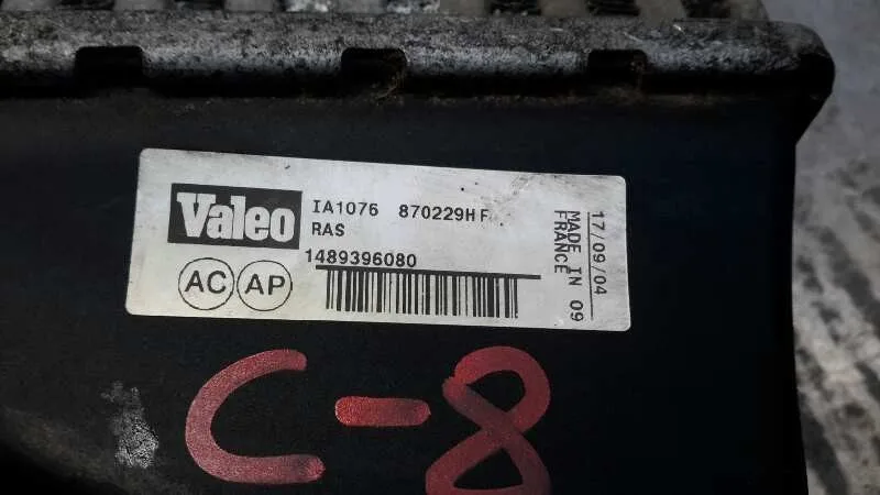 Intercooler para Citroën C8