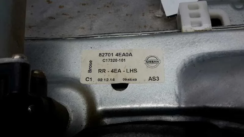 Elevalunas Trasero Izquierdo para Nissan Qashqai (J11)