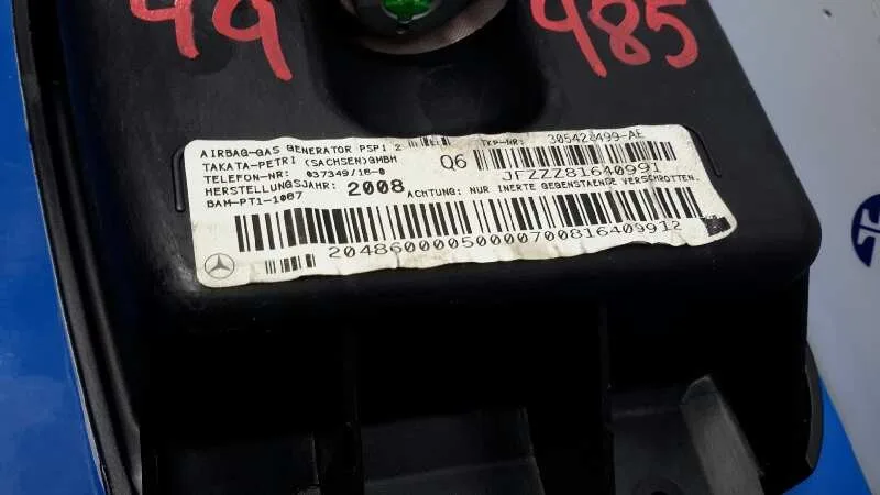 Airbag Delantero Derecho para Mercedes-Benz Clase C (W204) Berlina