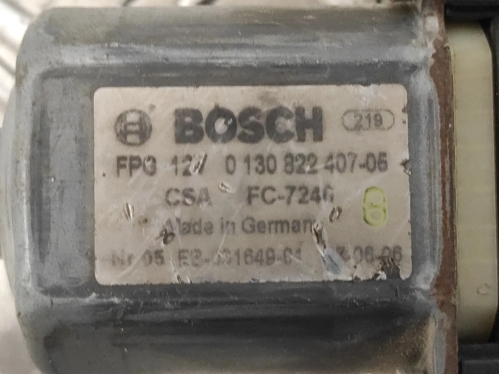 Elevalunas Delantero Derecho para Ford Fiesta (Cb1)