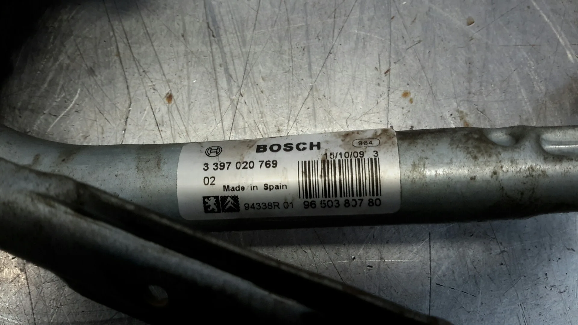 Motor Limpia Delantero para Peugeot 207