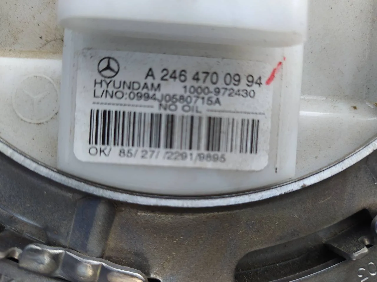 Deposito Combustible para Mercedes-Benz Clase A (W176)