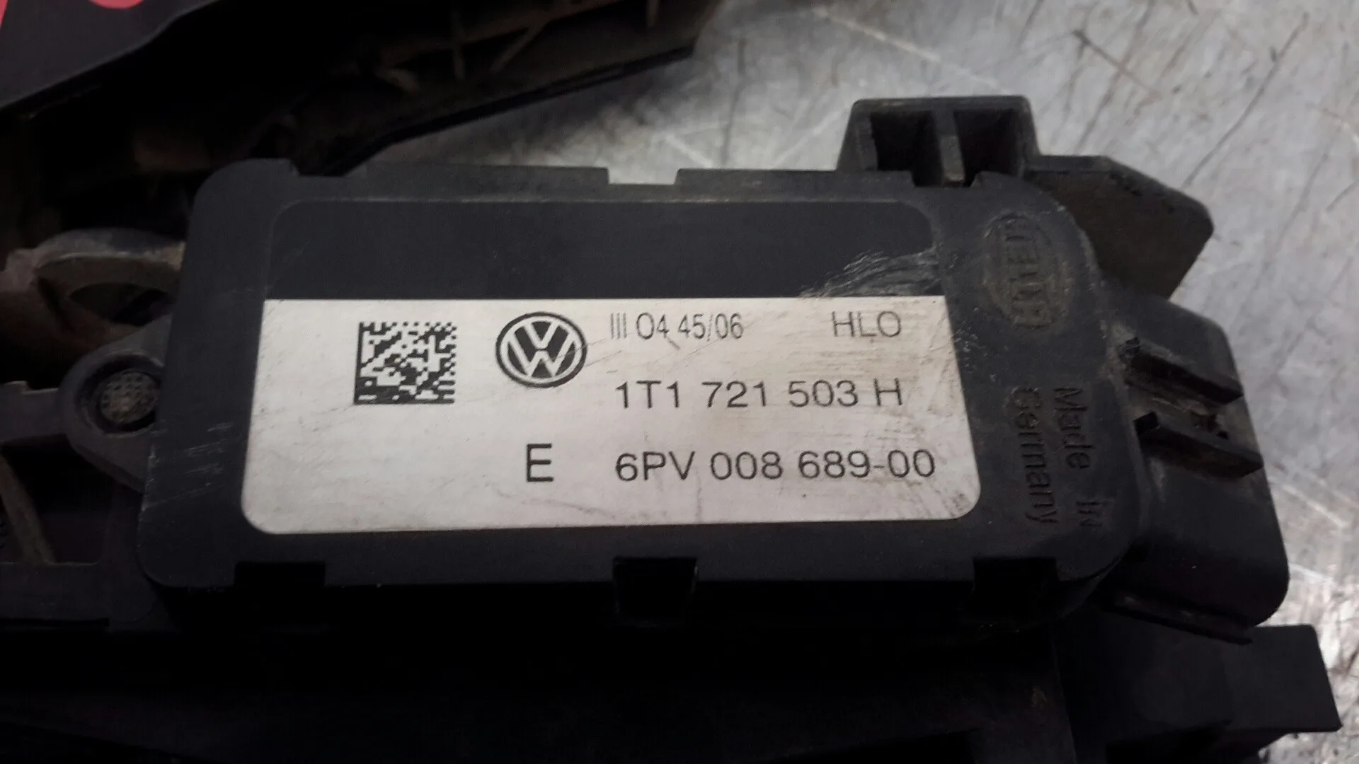 Potenciometro Pedal para Volkswagen Caddy Ka/Kb (2K)