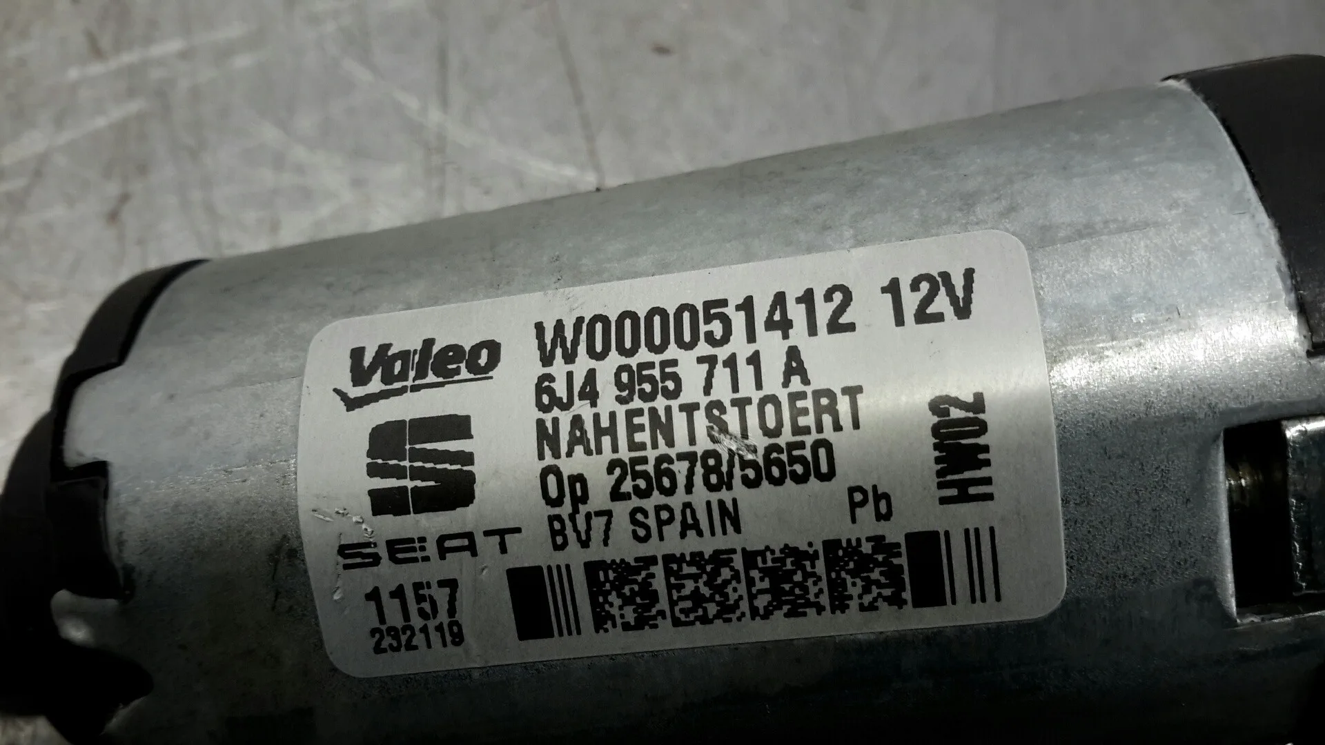 Motor Limpia Trasero para Seat Ibiza (6P1)