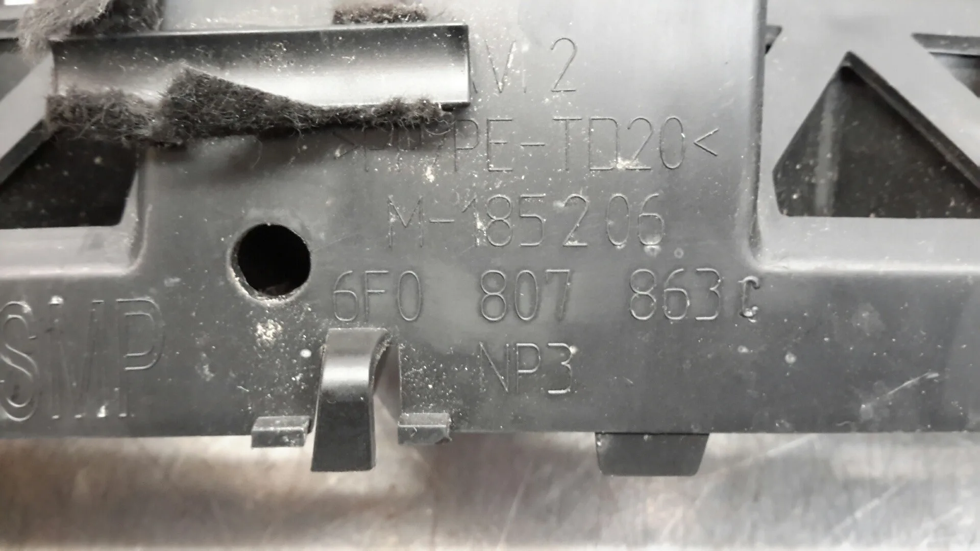 Refuerzo Paragolpes Trasero para Seat Ibiza (6P1)