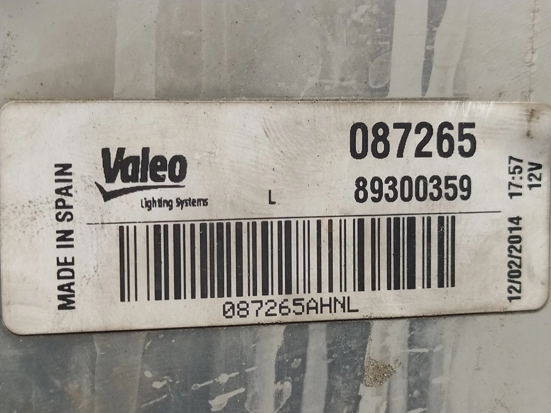 Piloto Delantero Izquierdo para Volkswagen Lt Caja Abierta (Mod. 1997)