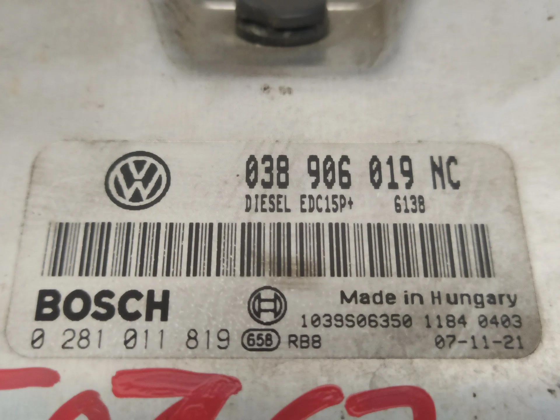 Centralita Motor Uce para Volkswagen Polo (9N3)