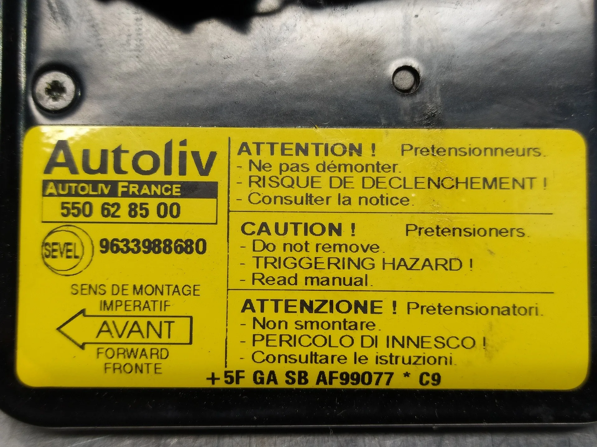 Sensor para Citroën Jumpy