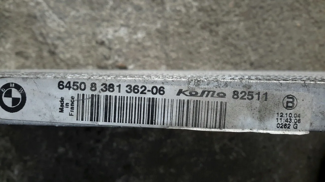 Condensador / Radiador Aire Acondicionado para Bmw Serie 5 Berlina (E60)