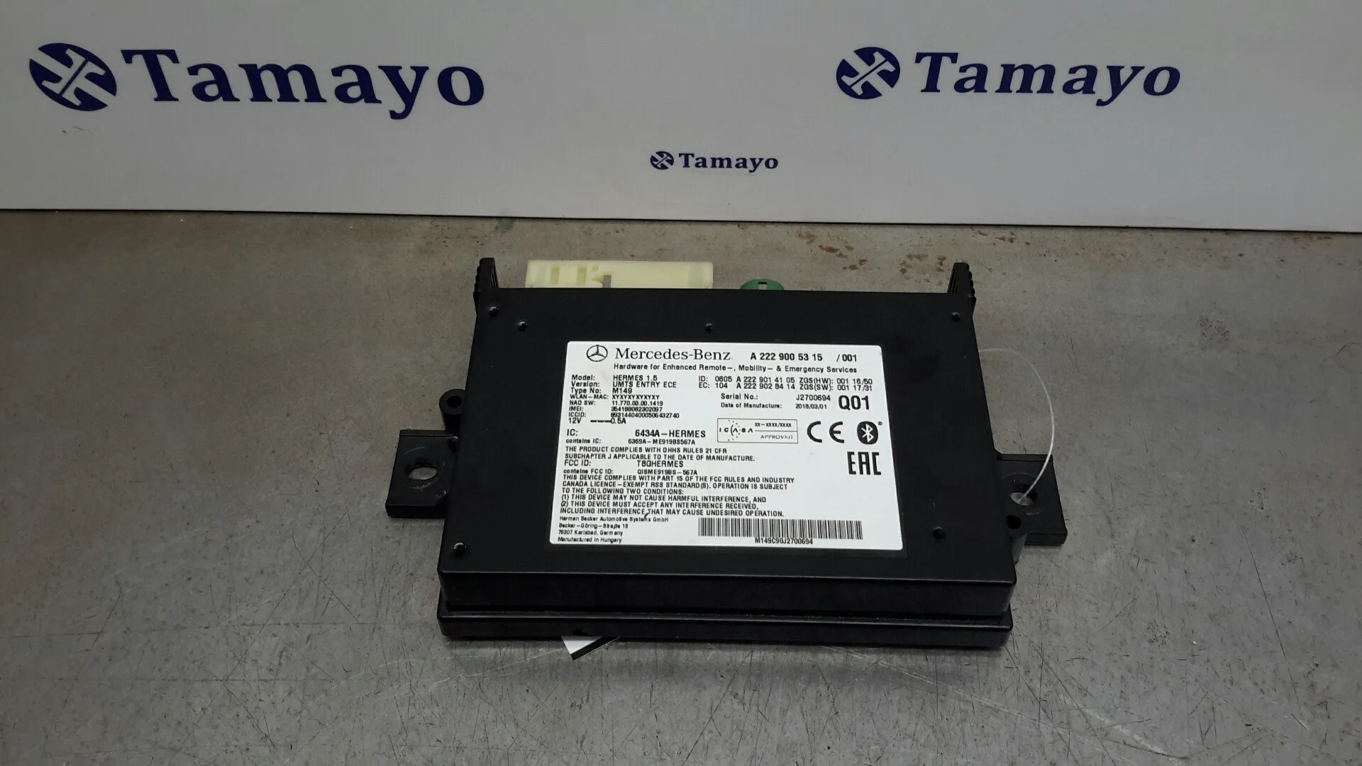 Modulo Electronico para Mercedes-Benz Clase A (W176)