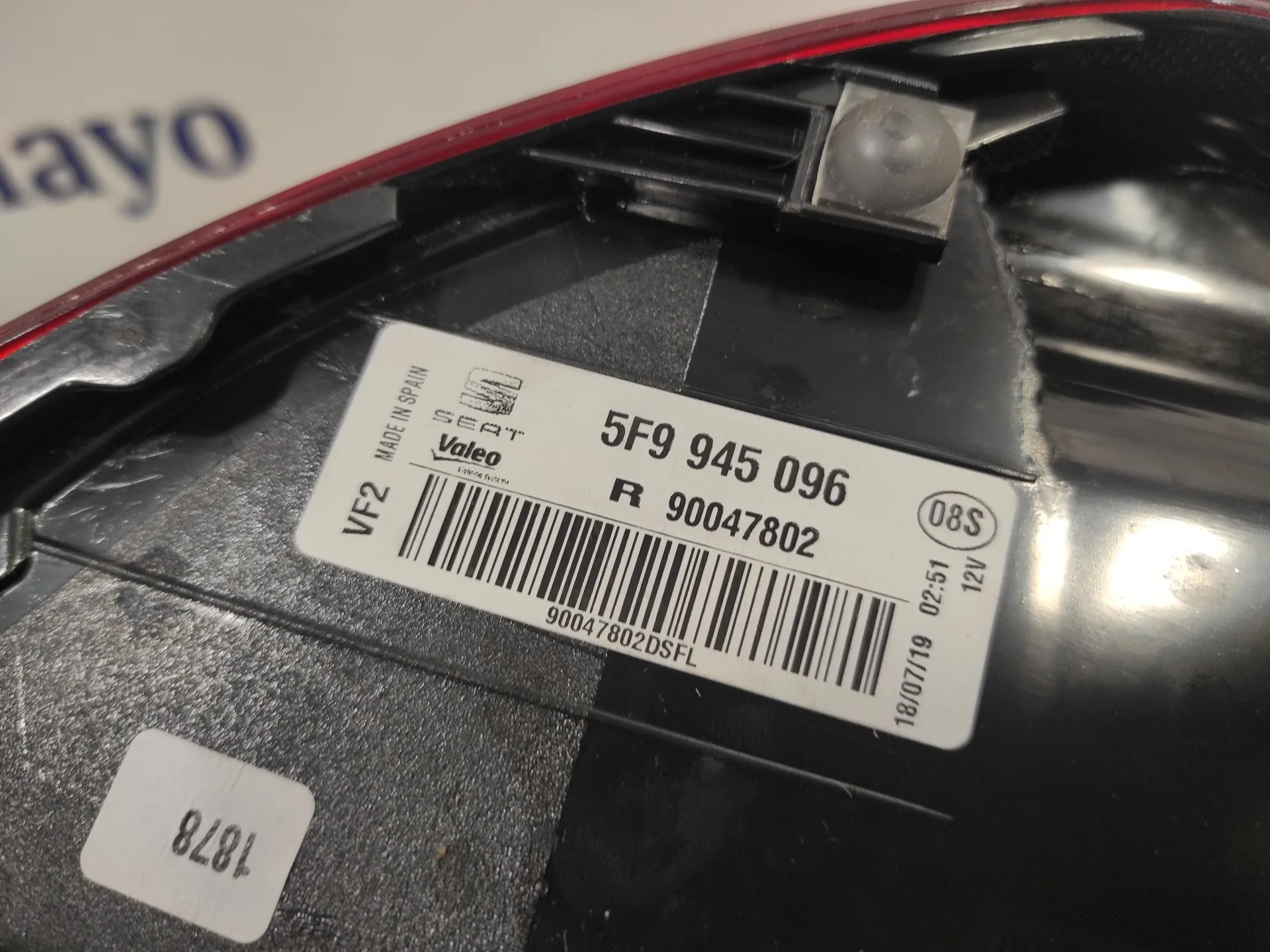 Piloto Trasero Derecho para Seat Leon St (5F8)