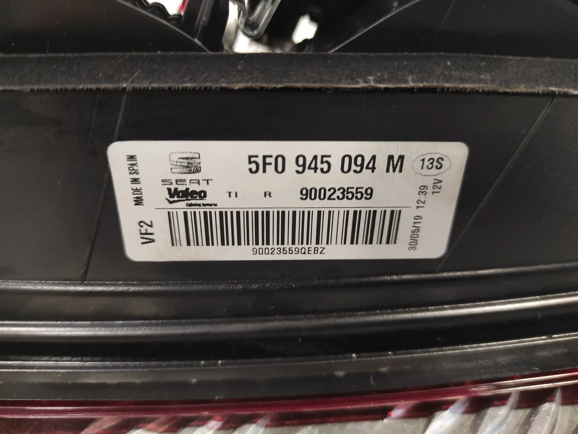 Piloto Trasero Derecho Porton para Seat Leon Sc (5F5)