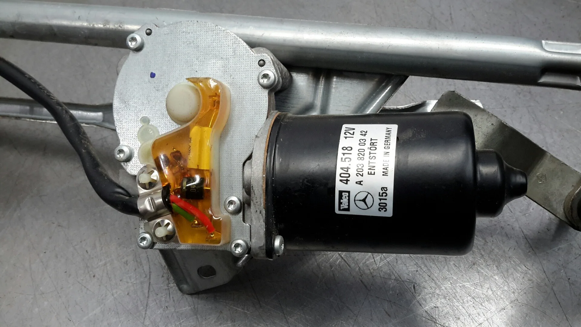 Motor Limpia Delantero para Mercedes-Benz Clase C (W203) Berlina