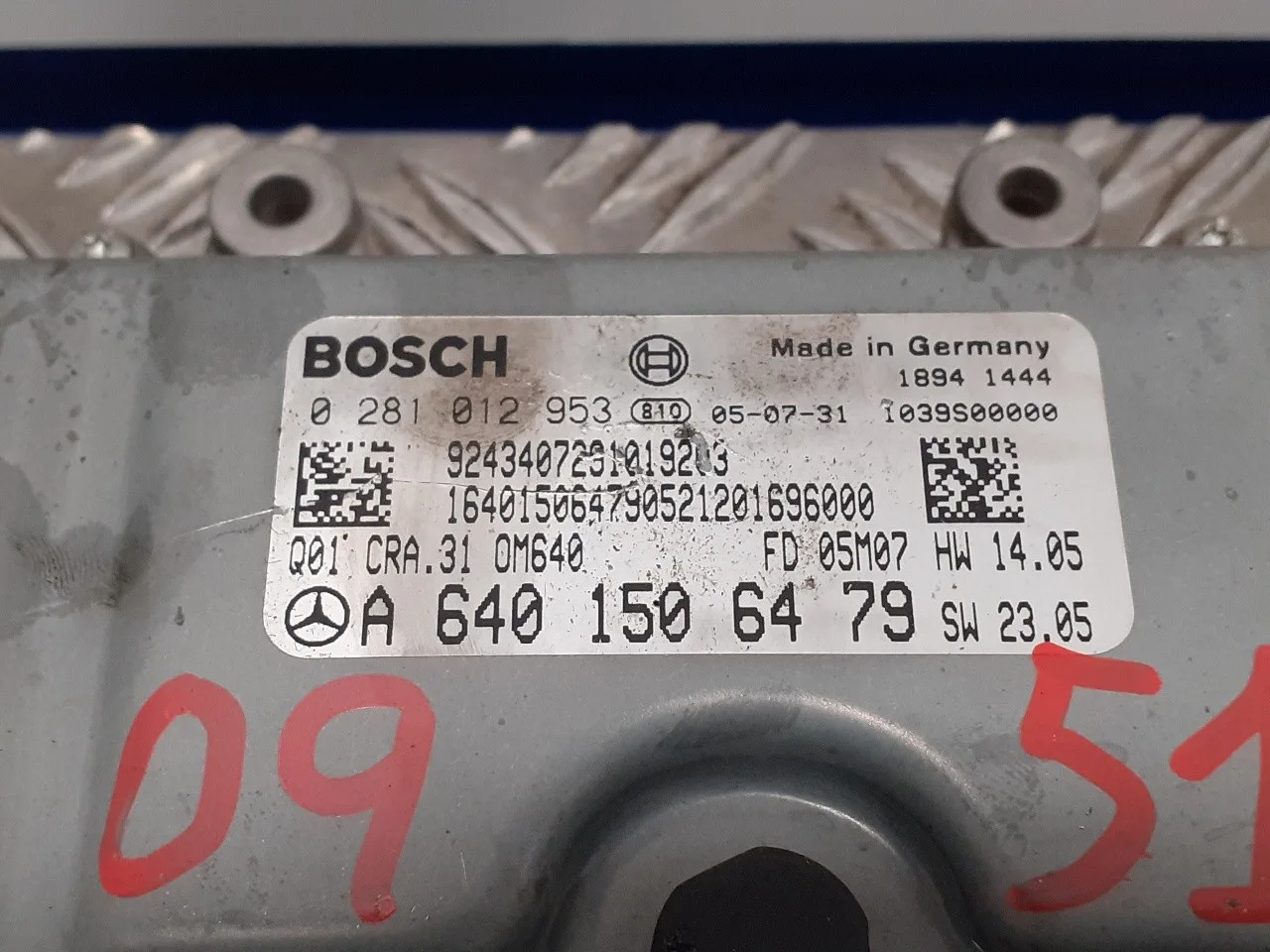 Centralita Motor Uce para Mercedes-Benz Clase A (W169)