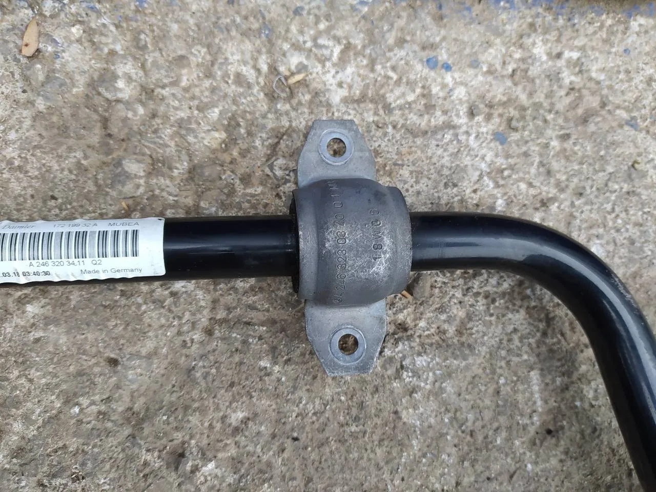 Barra Estabilizadora Delantera para Mercedes-Benz Clase A (W176)