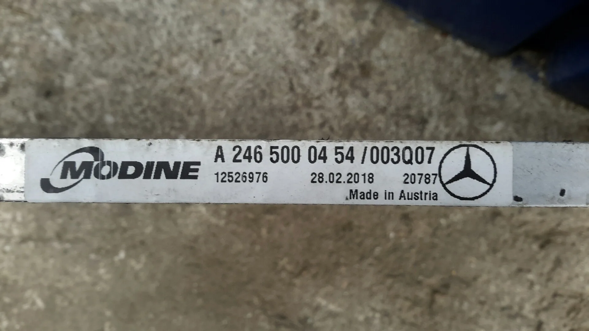 Condensador / Radiador Aire Acondicionado para Mercedes-Benz Clase A (W176)