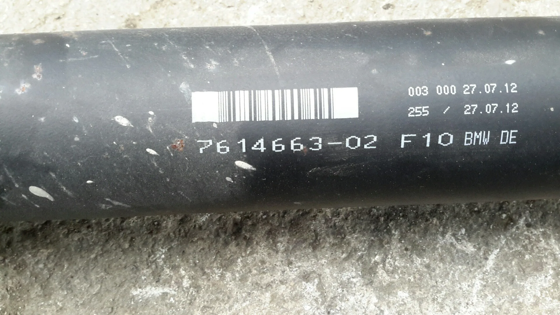 Transmision Central para Bmw Serie 5 Lim. (F10)