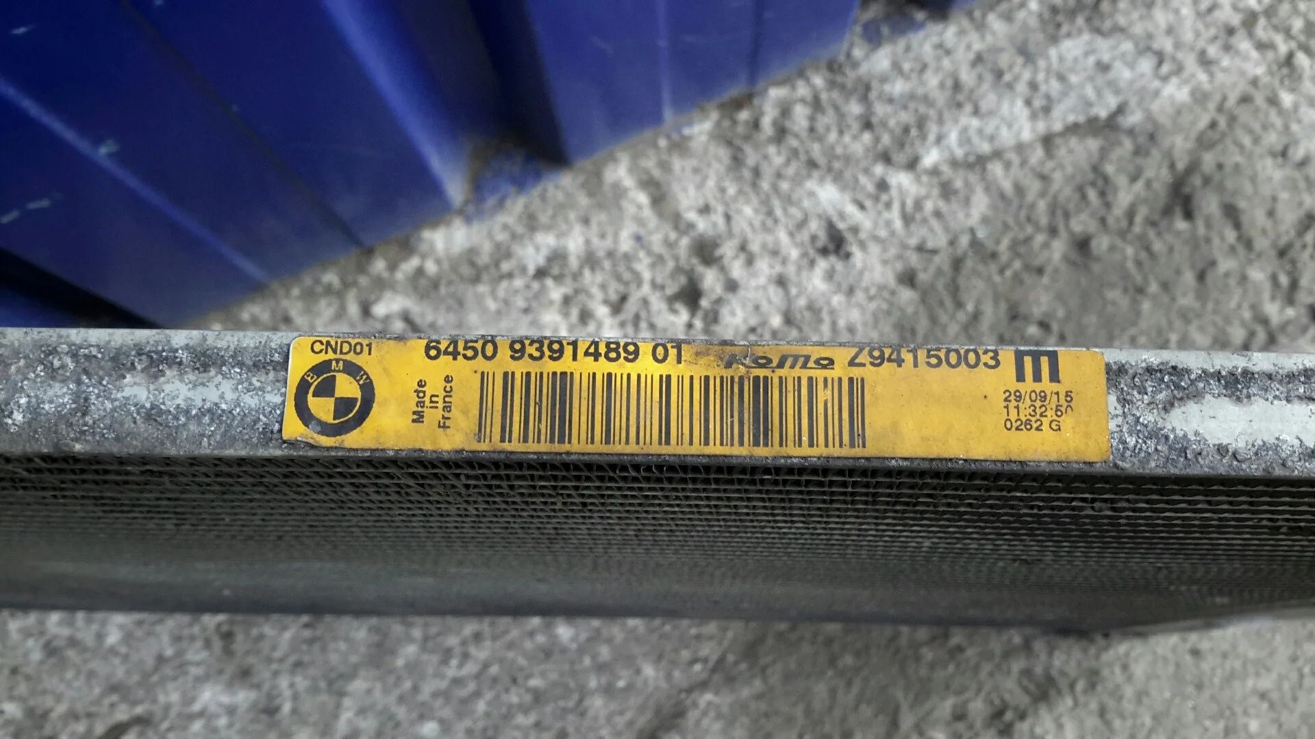 Condensador / Radiador Aire Acondicionado para Bmw Serie 5 Lim. (F10)