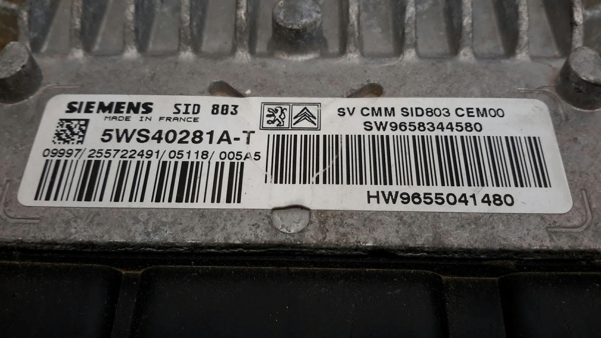 Centralita Motor Uce para Peugeot 307 Break / Sw (S1)