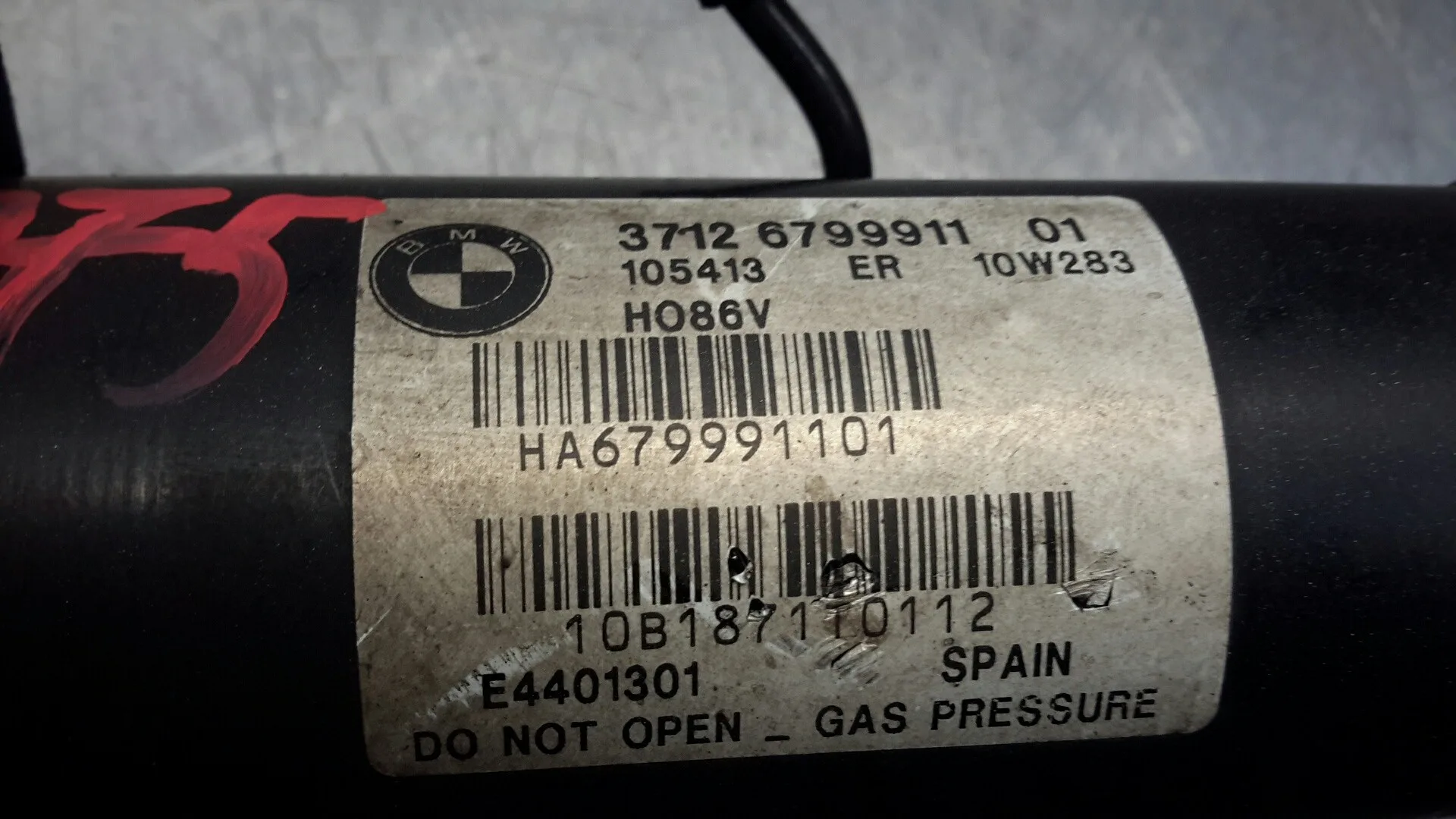 Amortiguador Trasero Izquierdo para Bmw X3 (F25)