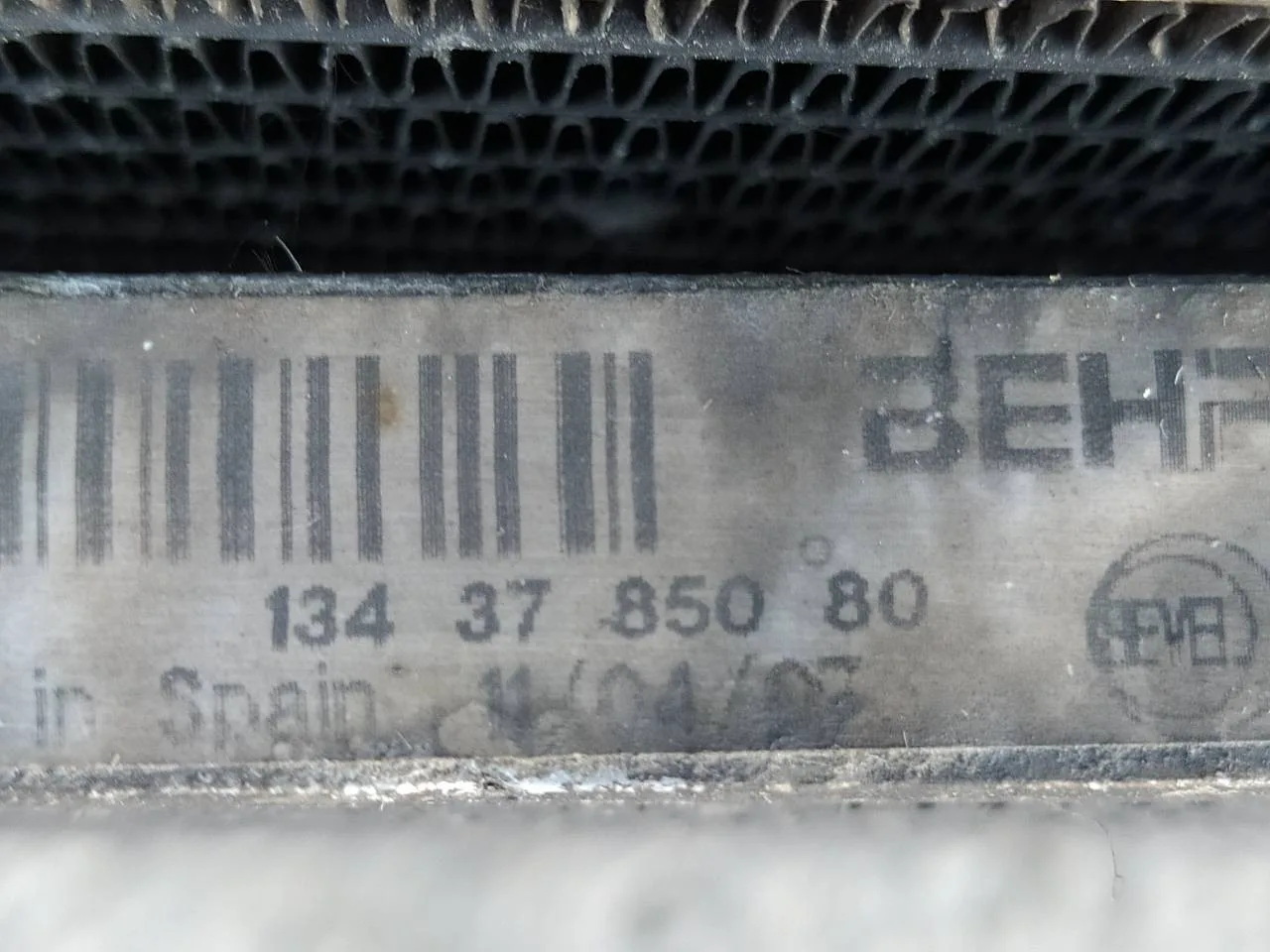 Condensador / Radiador Aire Acondicionado para Peugeot Boxer Caja Cerr.techo Sobreelev.(Bat.4035)(335/440)(2007 =>