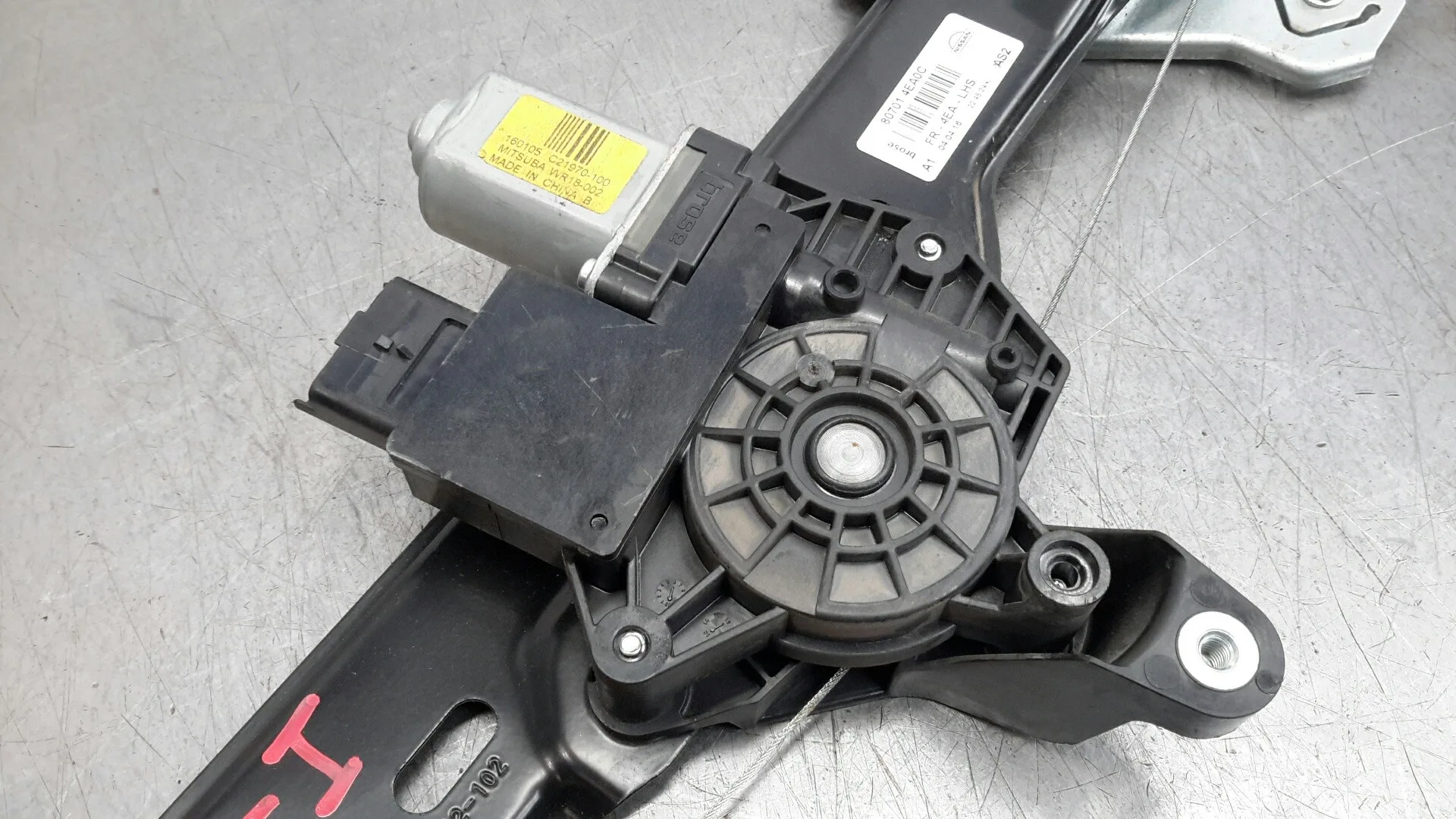 Elevalunas Delantero Izquierdo para Nissan Qashqai (J11)
