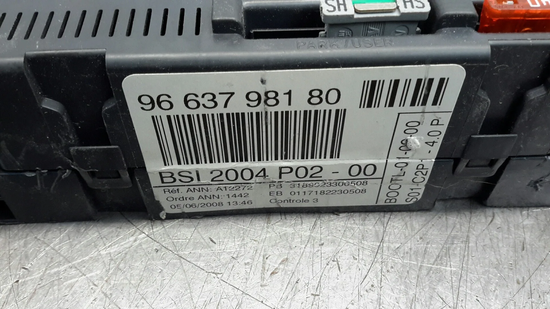 Caja Reles / Fusibles para Peugeot 308 Sw