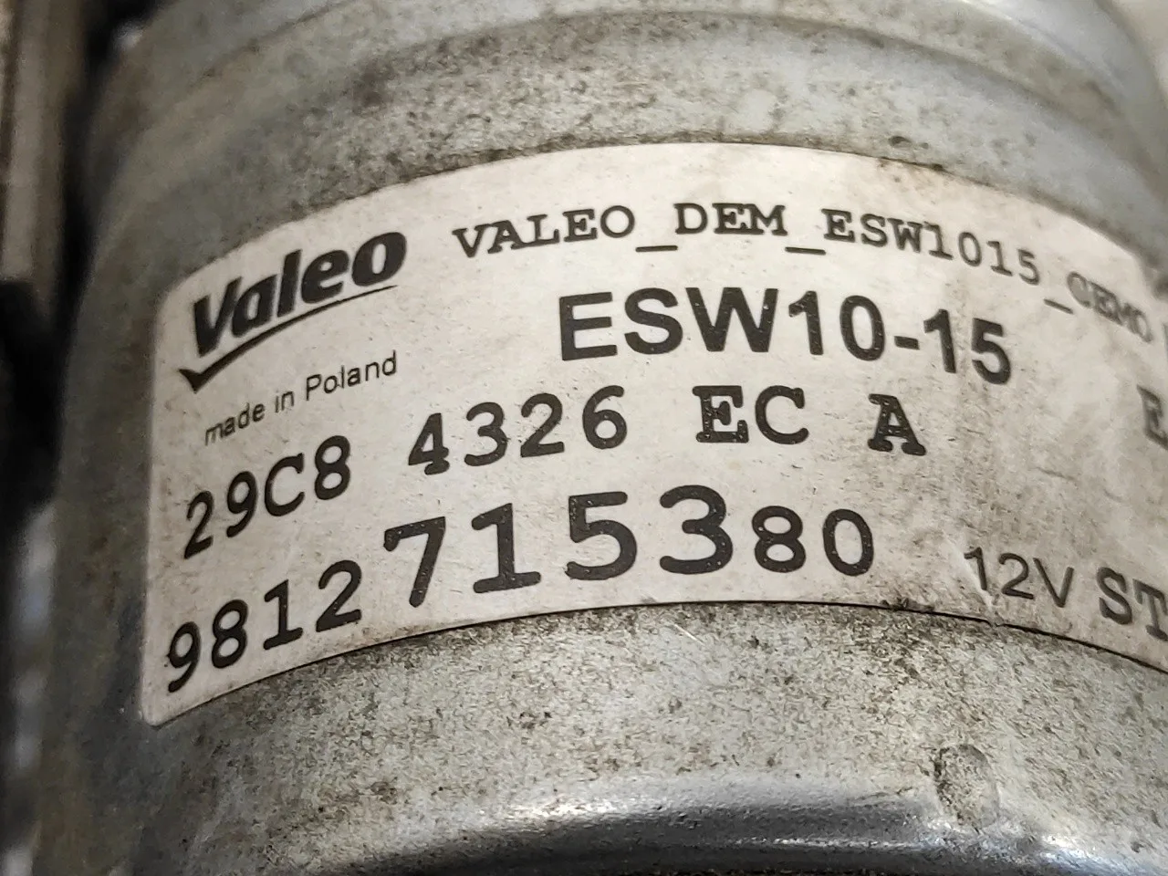 Motor Arranque para Peugeot 208