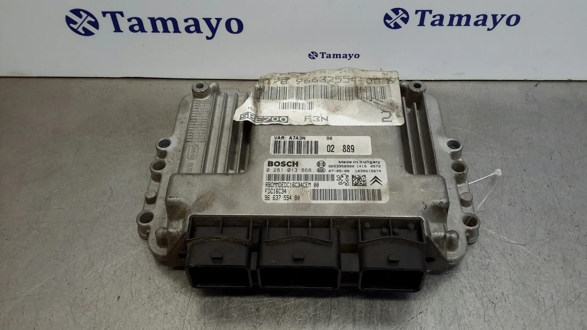 Centralita Motor Uce para Peugeot 207