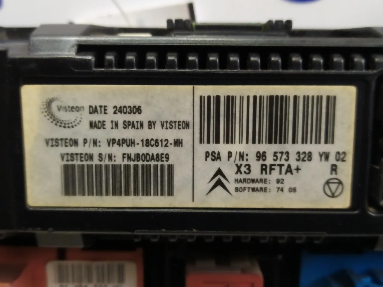 Mando Climatizador para Citroën C5 Berlina