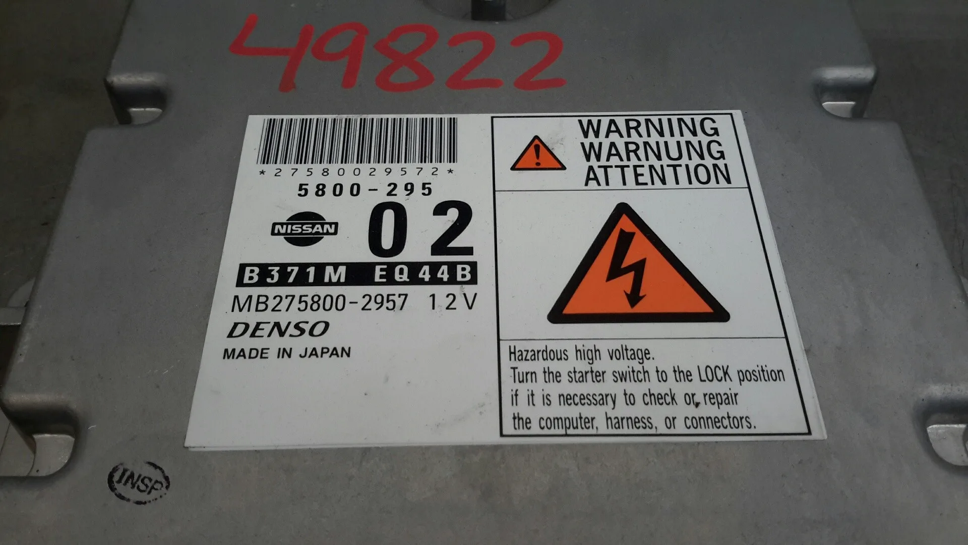 Centralita Motor Uce para Nissan X-Trail (T30)