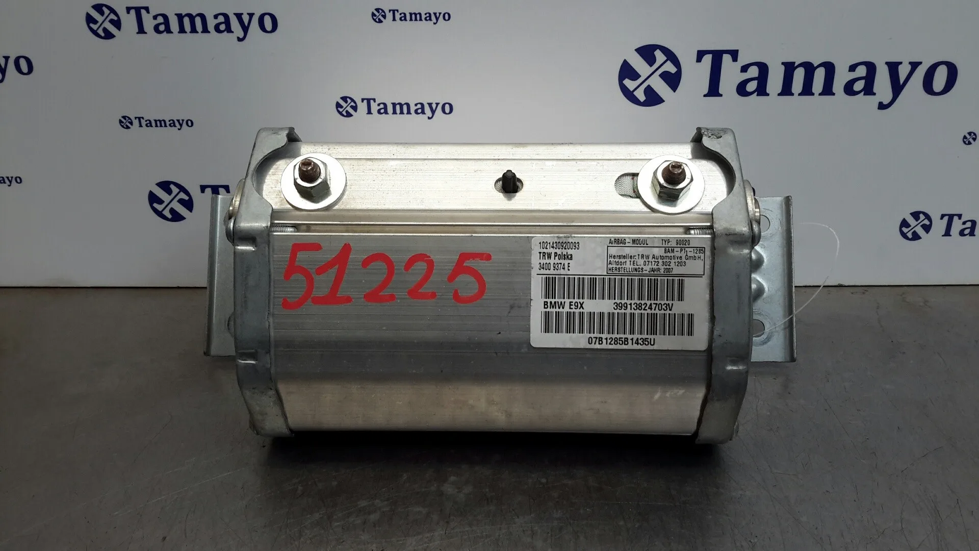 Airbag Delantero Derecho para Bmw Serie 3 Cabrio (E93)