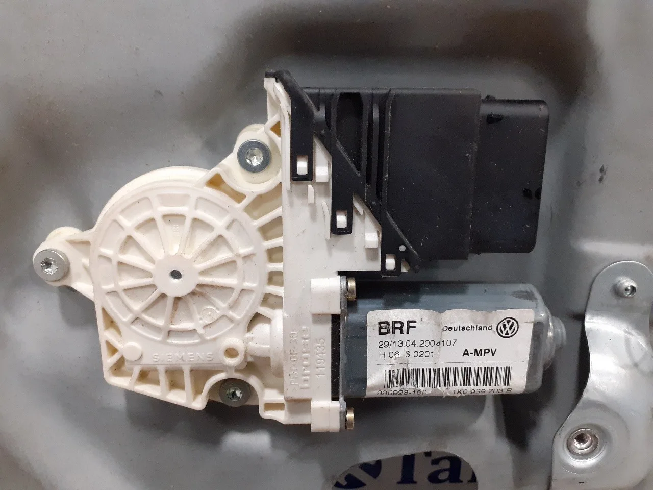 Elevalunas Trasero Izquierdo para Volkswagen Touran (1T1)