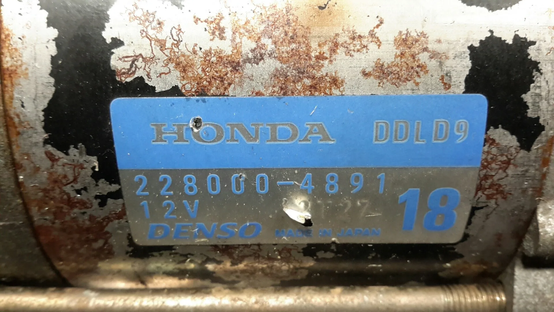 Motor Arranque para Honda Civic Berlina 3/4 (Ej/Ek)