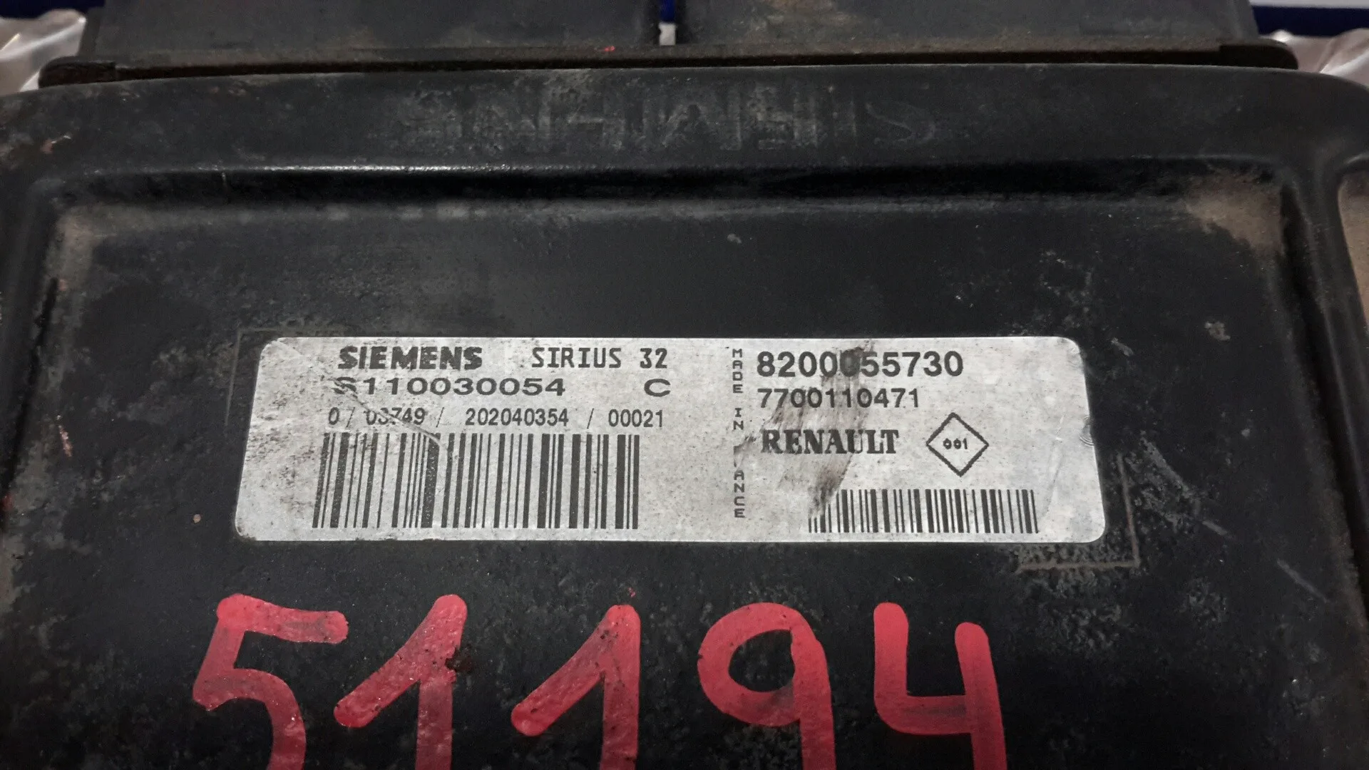 Centralita Motor Uce para Renault Megane I Coupe Fase 2 (Da..)
