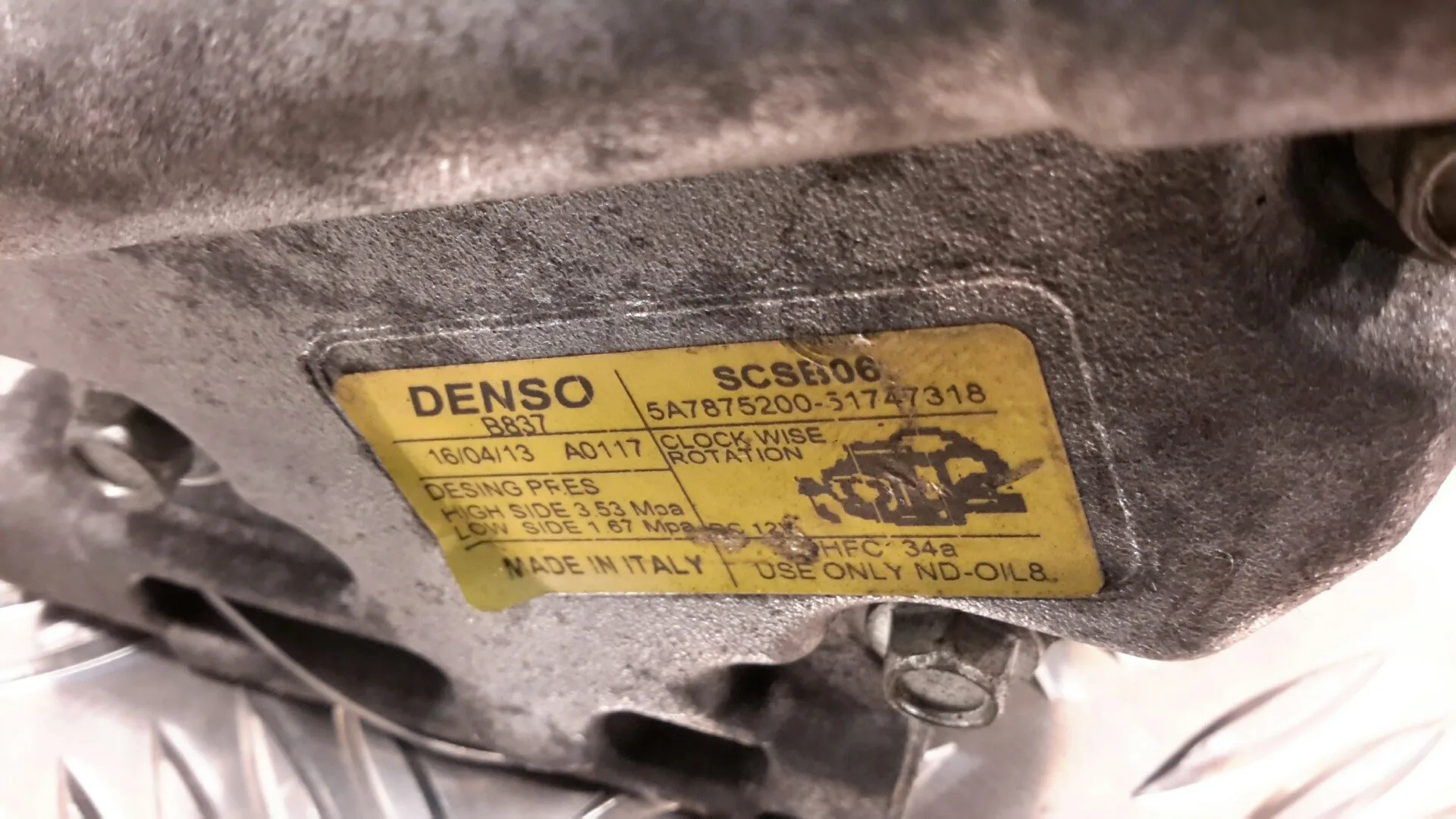 Compresor Aire Acondicionado para Ford Ka (Ccu)