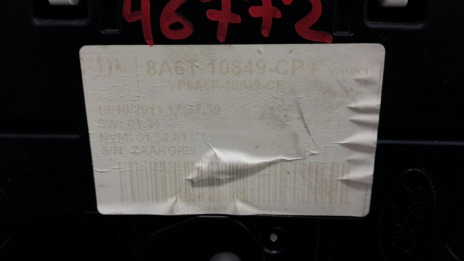 Cuadro Instrumentos para Ford Fiesta (Cb1)