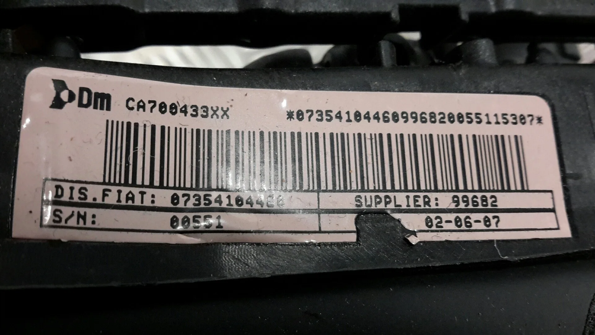 Airbag Delantero Izquierdo para Fiat Grande Punto (199)