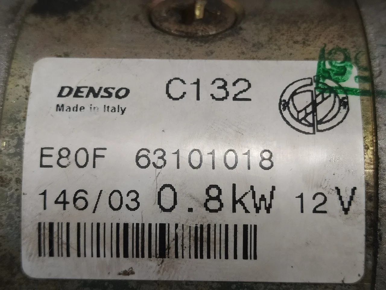 Motor Arranque para Fiat Punto Berlina (188)